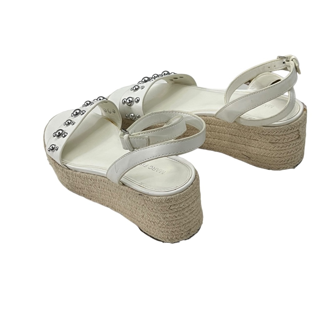 Sandals - Joyce Womens Ankle Strap Studded Flatform Sandals EUC SB11